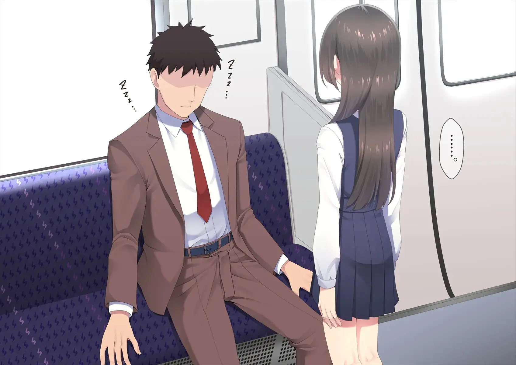 Densha De Bokki O Mitsukeru Otokonoko | 전철에서 발기 자지를 발견한 낭자애